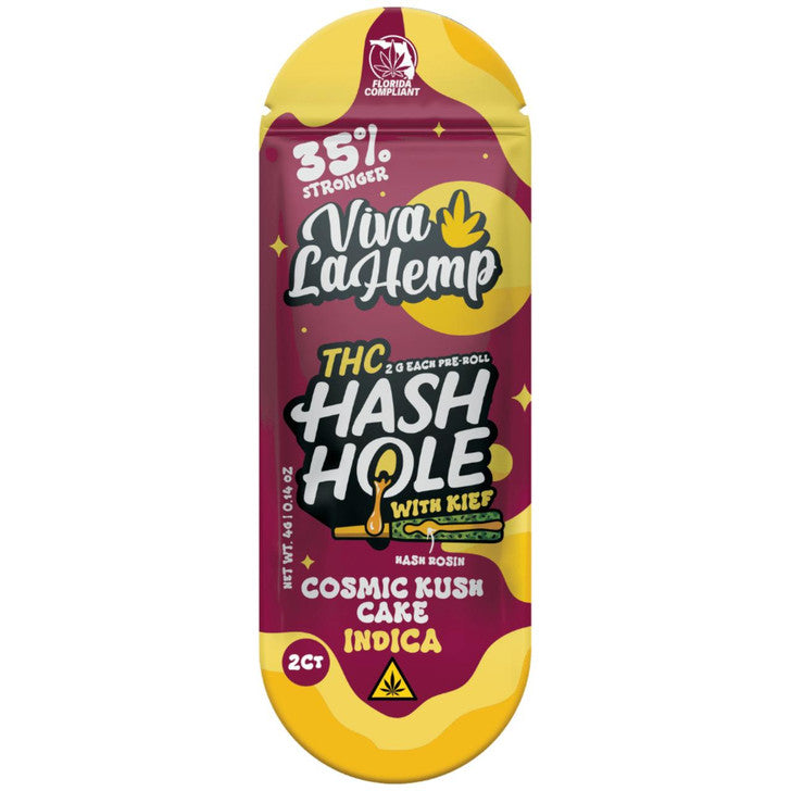 Viva La Hemp Kief Hash Hole PreRolls 2G 2PK