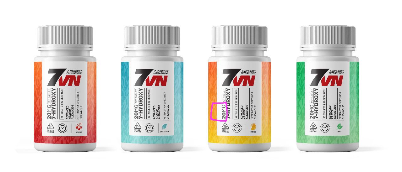 7VN Tablets 30mg 10ct Jar (ANY FLAVOR)