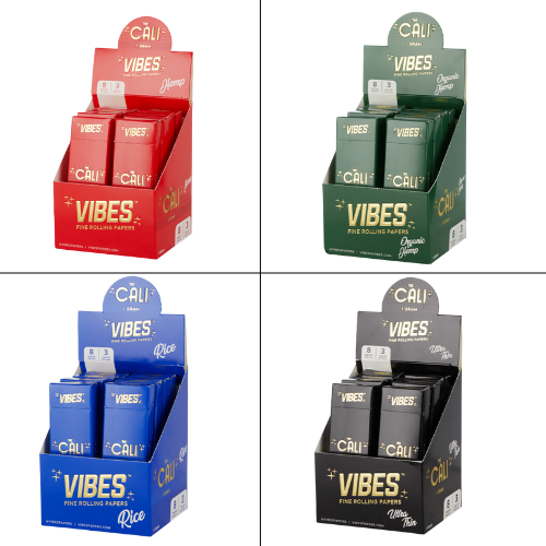 VIBES The Cali Pre-Rolled Cones 1G Size 8CT - Wholesale Hemp Cones