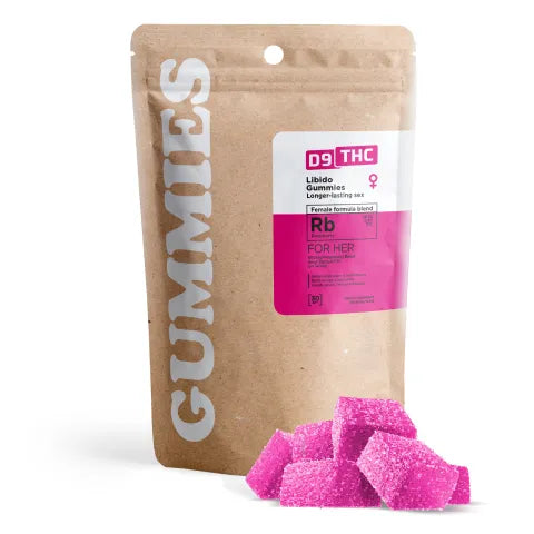 D9 THC Libido Gummies 30ct - Delta-9 Sensual Enhancement | Hemp Edibles