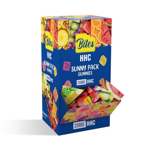 Bites HHC Gummies 80pc Display Box - Individually Wrapped | Wholesale Bulk