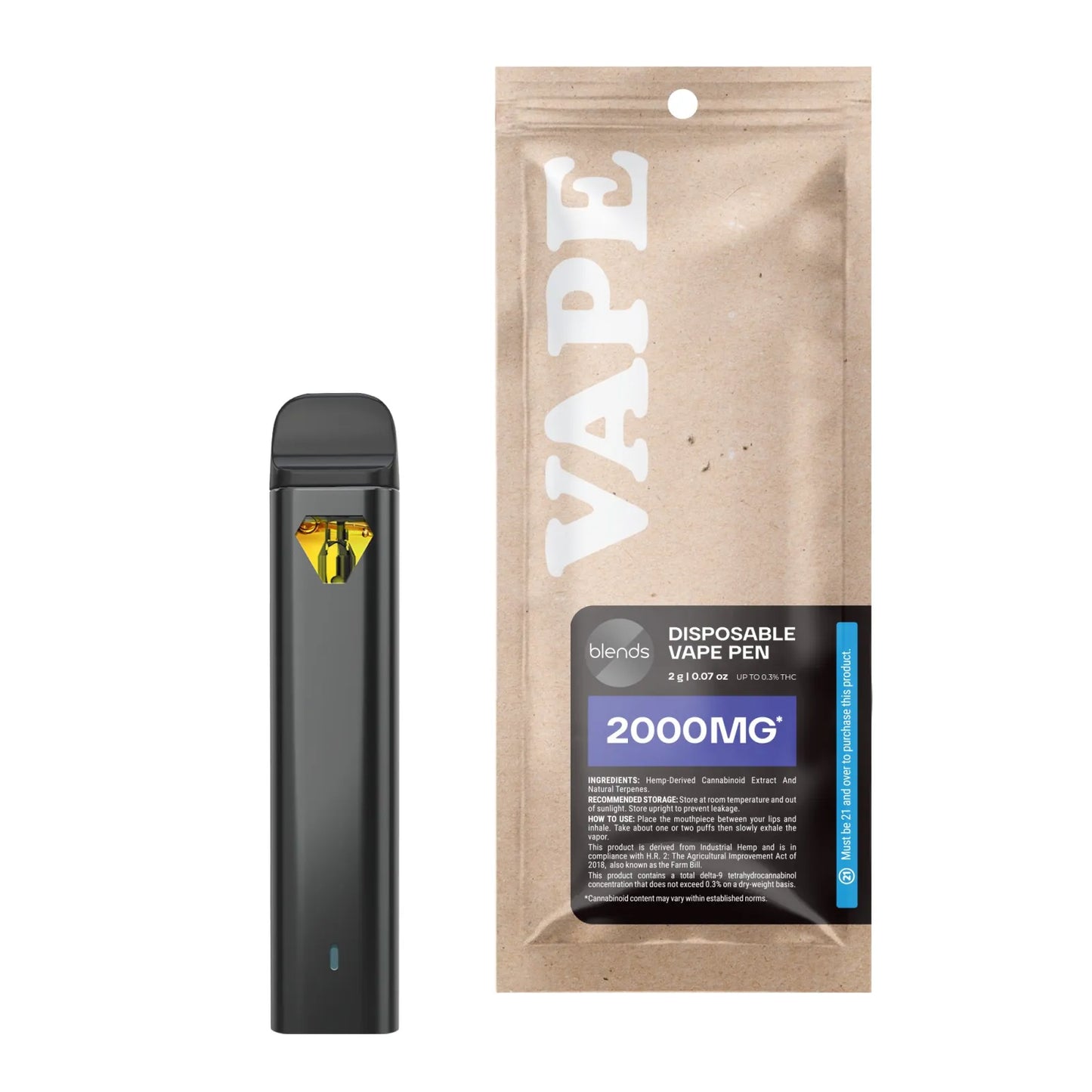 Blends by Fresh 2000mg Vape Pen 2ml
