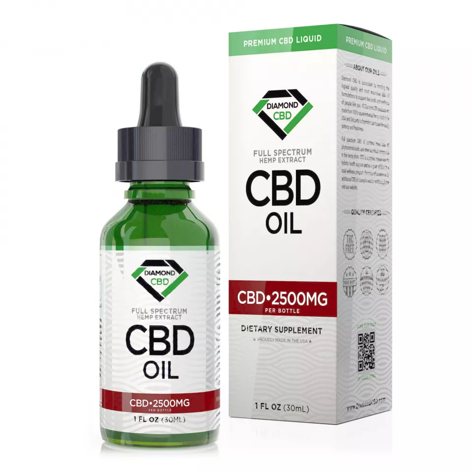 Diamond CBD Full Spectrum CBD Oil Tincture Wholesale - Hemp-Derived