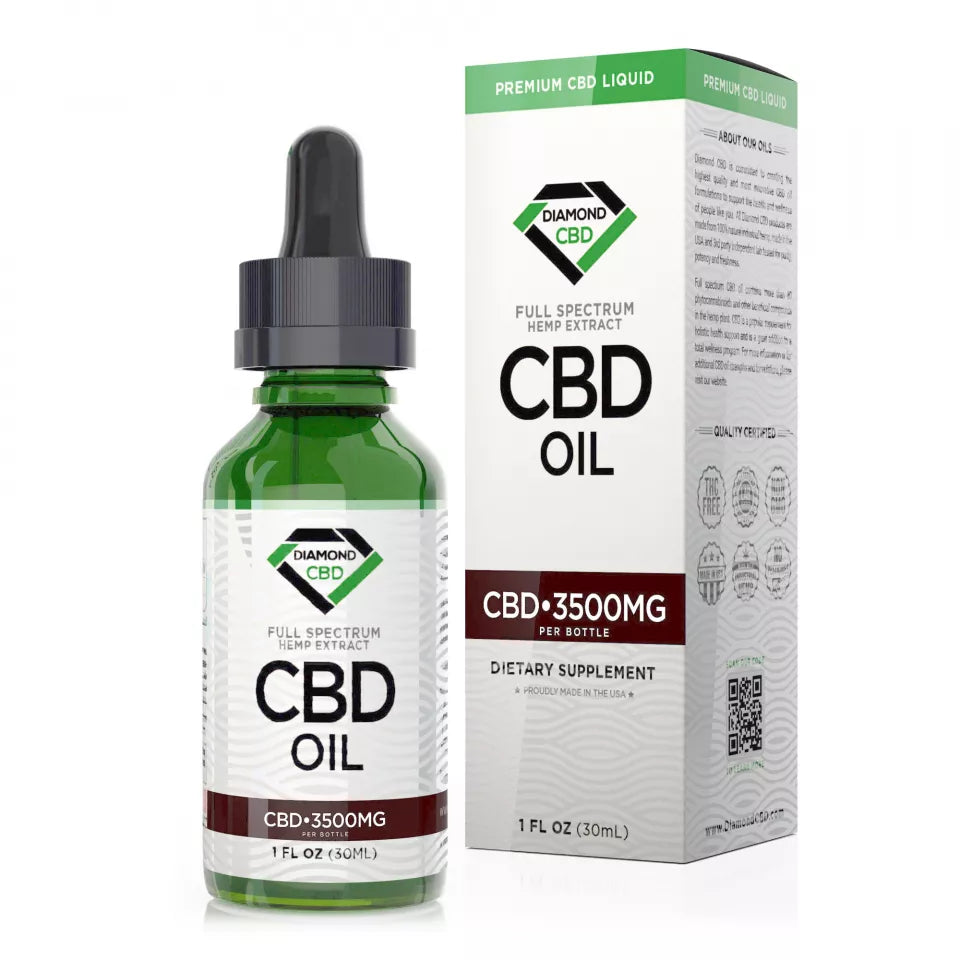 Diamond CBD Full Spectrum CBD Oil Tincture Wholesale - Hemp-Derived